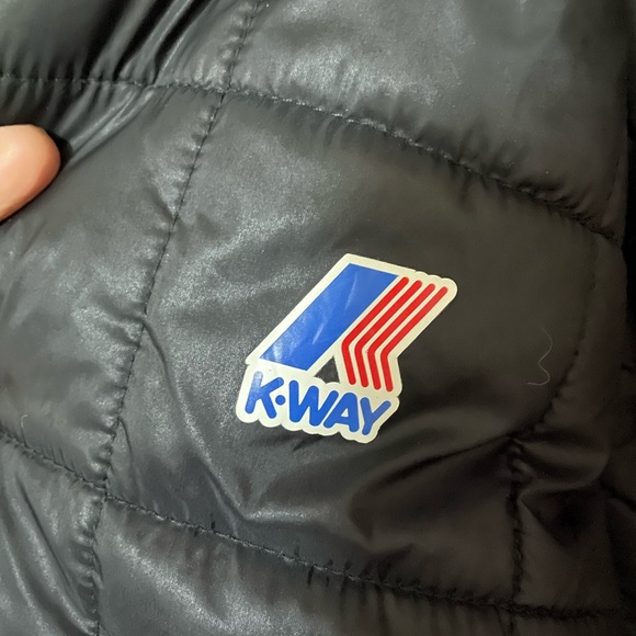 K-WAY Thermal Reversible Long Puffer Coat/Jacket - Picture 3 of 6